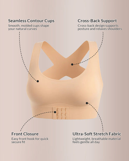 PostureLift™ Wide Band Posture Correcting Lift Bra
